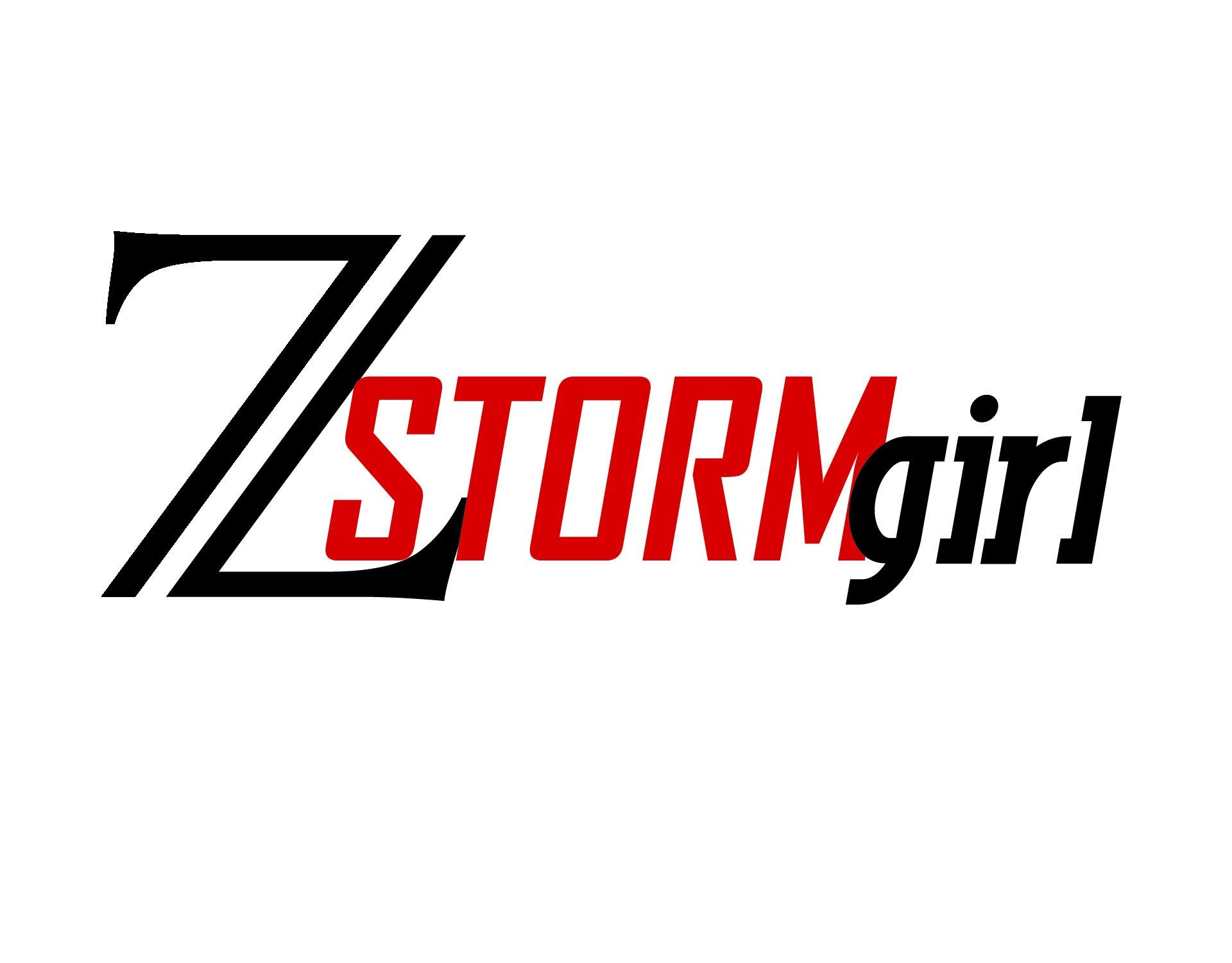 ZSTORMGIRL logo featuring a sharp forward‑leaning Z‑vector symbol representing motion, precision, and engineered identity.