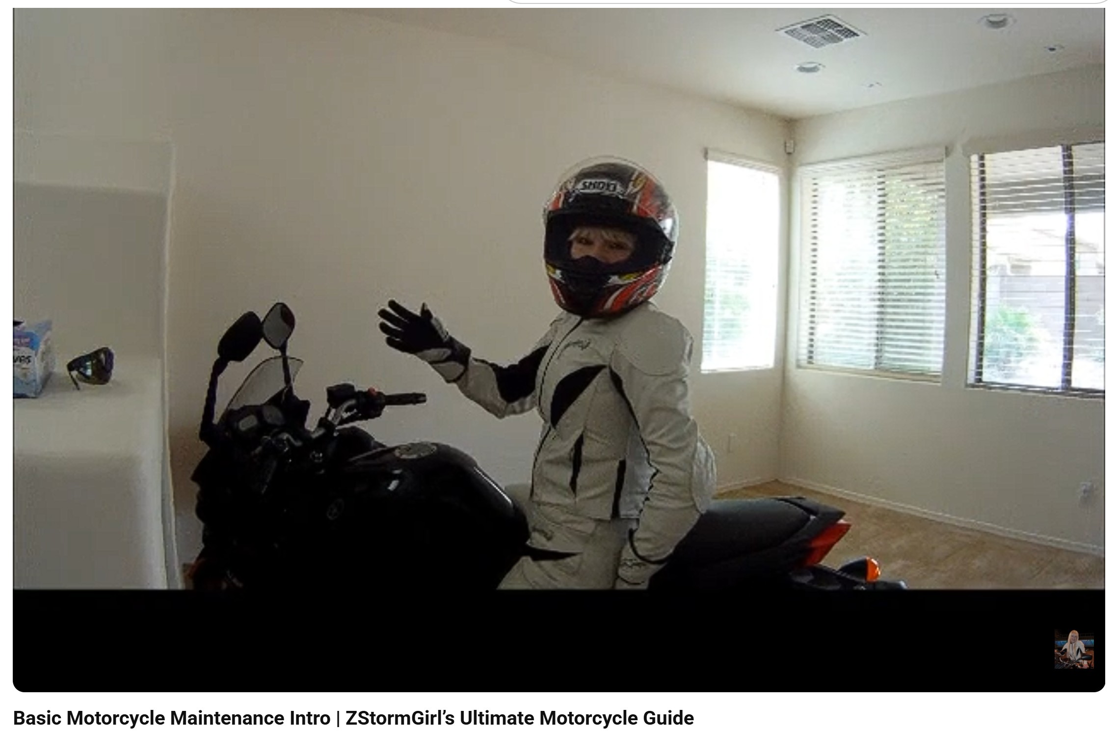 Basic Motorcycle Maintenance Intro | ZStormGirl’s Ultimate Motorcycle Guide