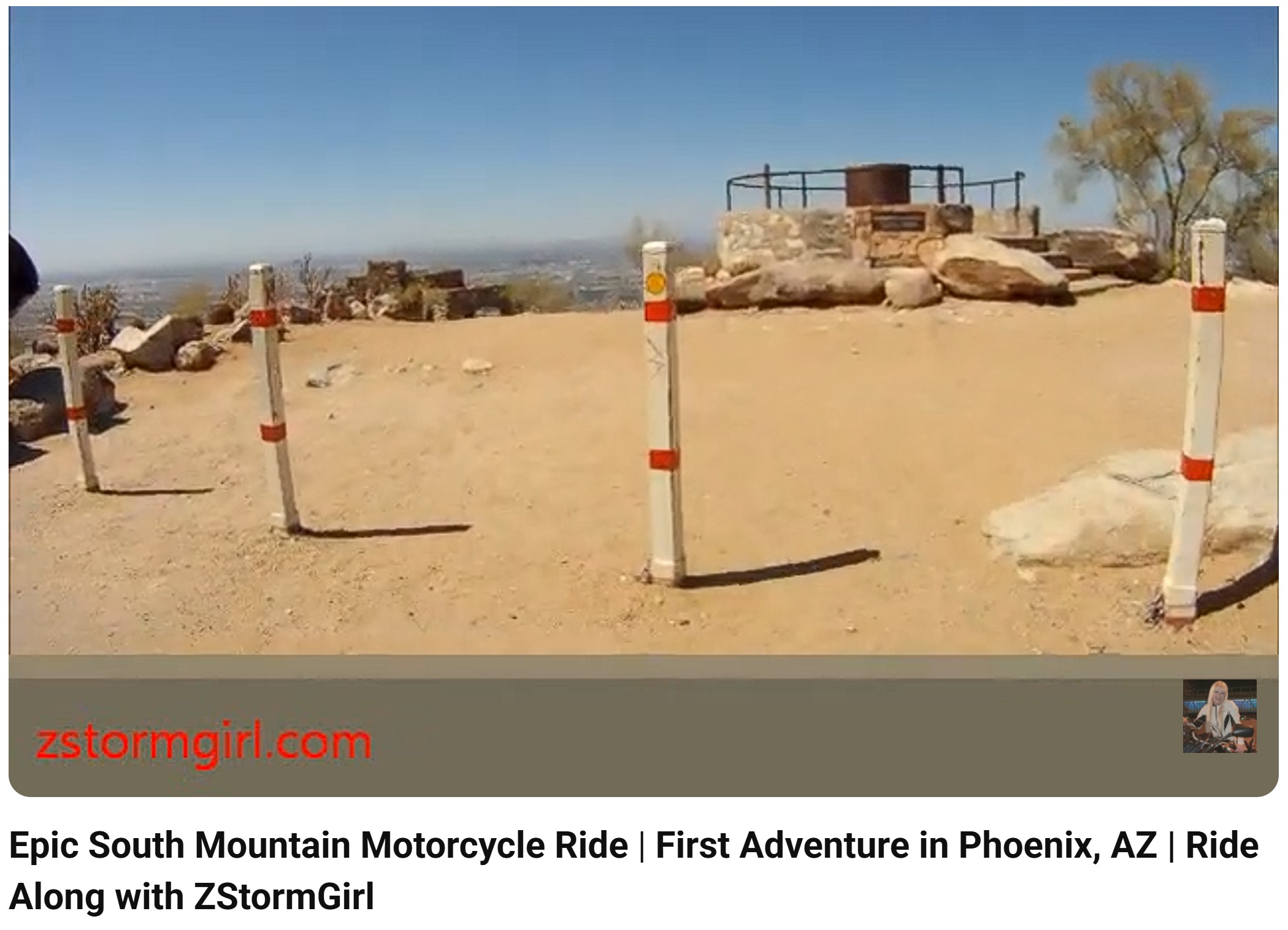 Epic South Mountain Motorcycle Ride | First Adventure in Phoenix, AZ | Ride Along with ZStormGirl