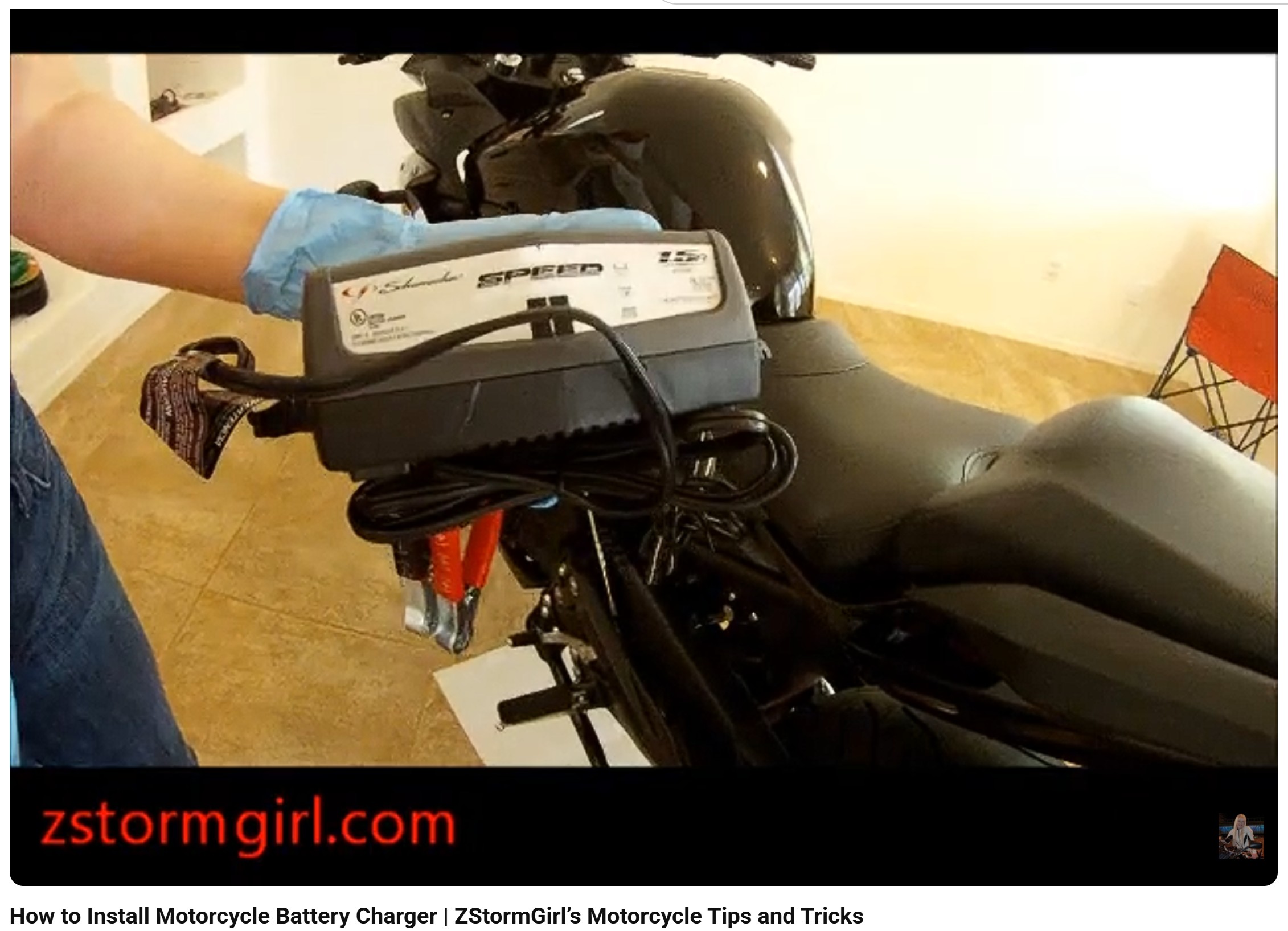 How to Install Motorcycle Battery Charger | ZStormGirl’s Motorcycle Tips and Tricks